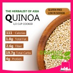 The Herbalist Of Asia Premium White Quinoa 1 Kilo 1000g